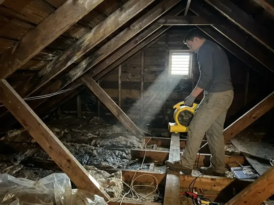 attic-water-damage-drying-proc-007 — frequently asked questions, Emergency Water Extraction & 24/7 Flood Response in New Mil…